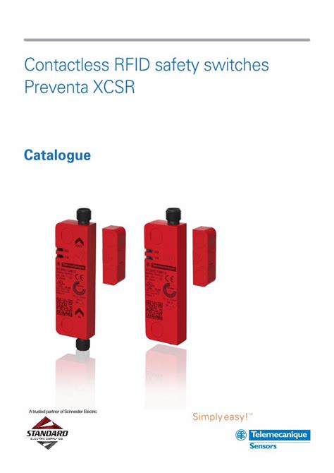 Contactless RFID safety switches Preventa XCSR